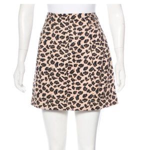 Marc By Marc Jacobs Leopard Skirt New w/o Tags sz0